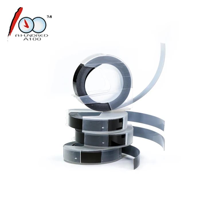 12mm compatible dymo label emboss tape 32500 Non-Adhesive Stainless Steel Embossing Tape