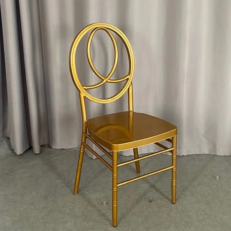 Cheap Price Pp Metal Modern Dining Restaurant Cross Back Acrylic Wedding Banquet Hotel Chair