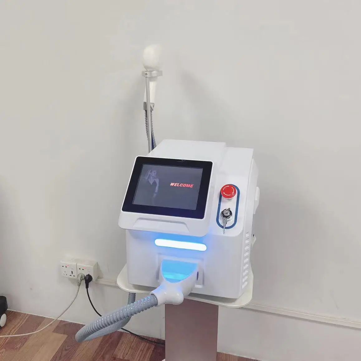 Бесплатная доставка, Мини-лазер ice 808 нм, 1064 нм, 755 нм, 810 нм для удаления волос, диодный лазер для депиляции, диодный Светодиодный лазер для удаления волос