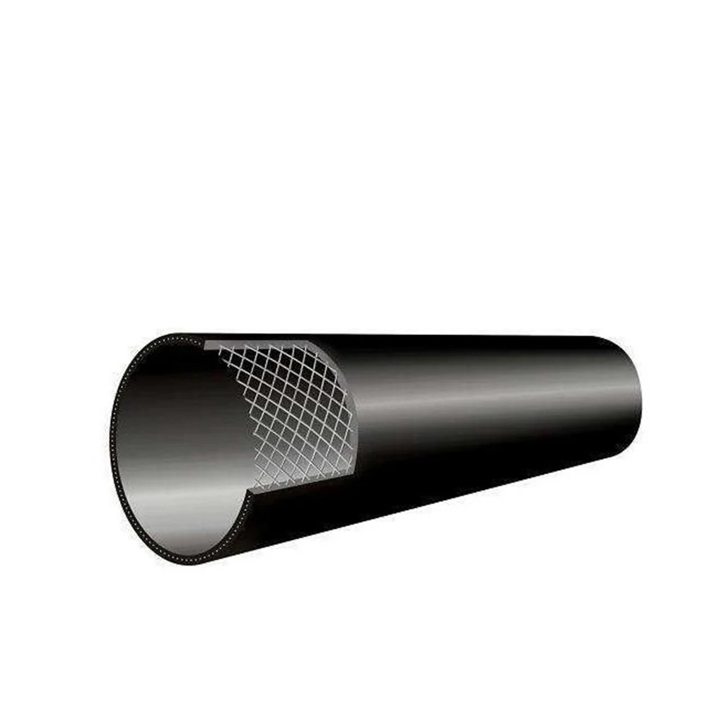 HDPE Double Wall Corrugate Pipes China Manufacturers Steel Strip Reinforced Polyethylene Pipe