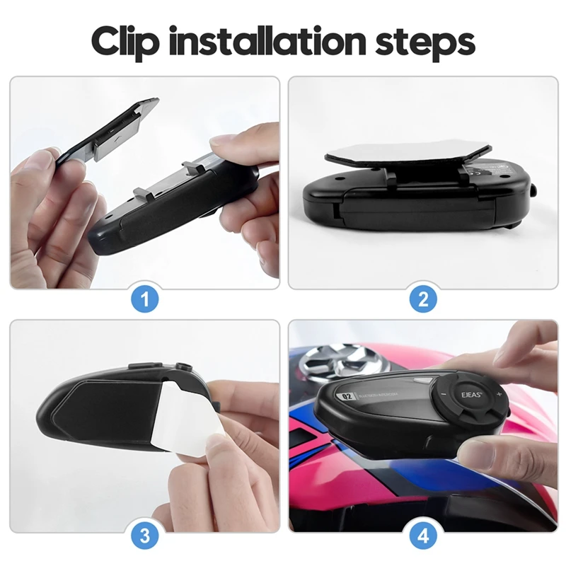 Wholesale waterproof bluetooth communication system intercom motorbike intercom