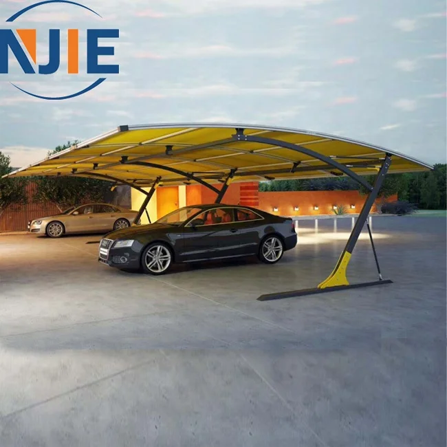 Heavy duty aluminum sunshade garages, canopies & carports with UV protection PVDF cover