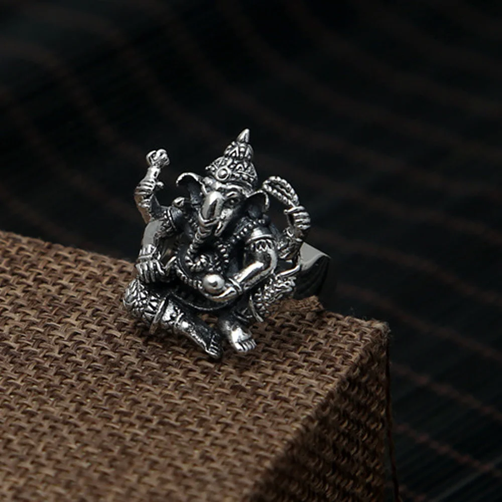 
Good Quality Factory Directly Magic Yoga 925 Sterling Silver Ring for Man 