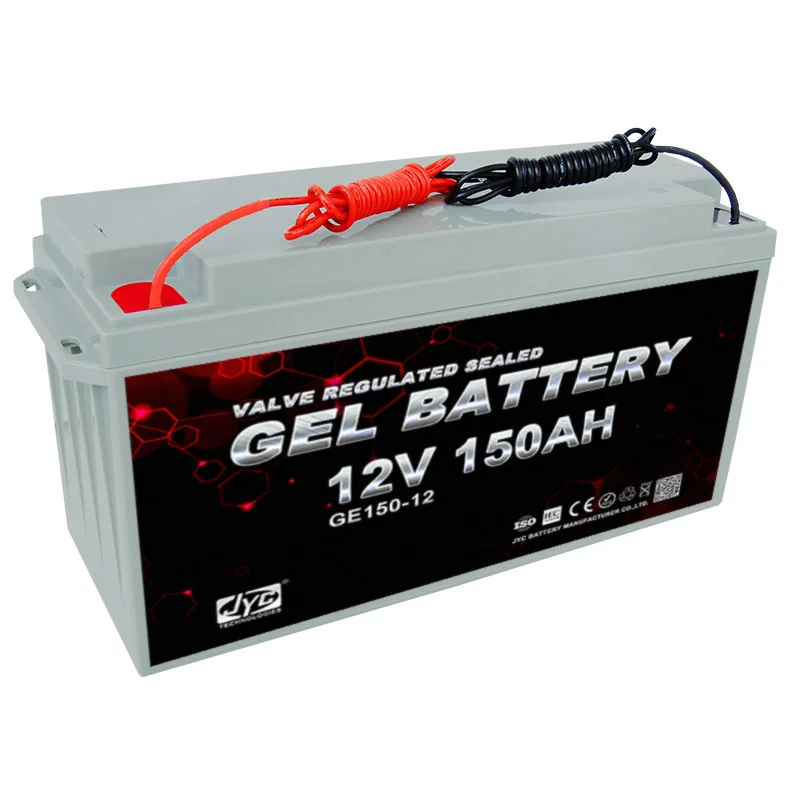 JYC 12V 150Ah Replace UPS Agm Maintenance Free Solar Gel Battery Price for Energy Storage System