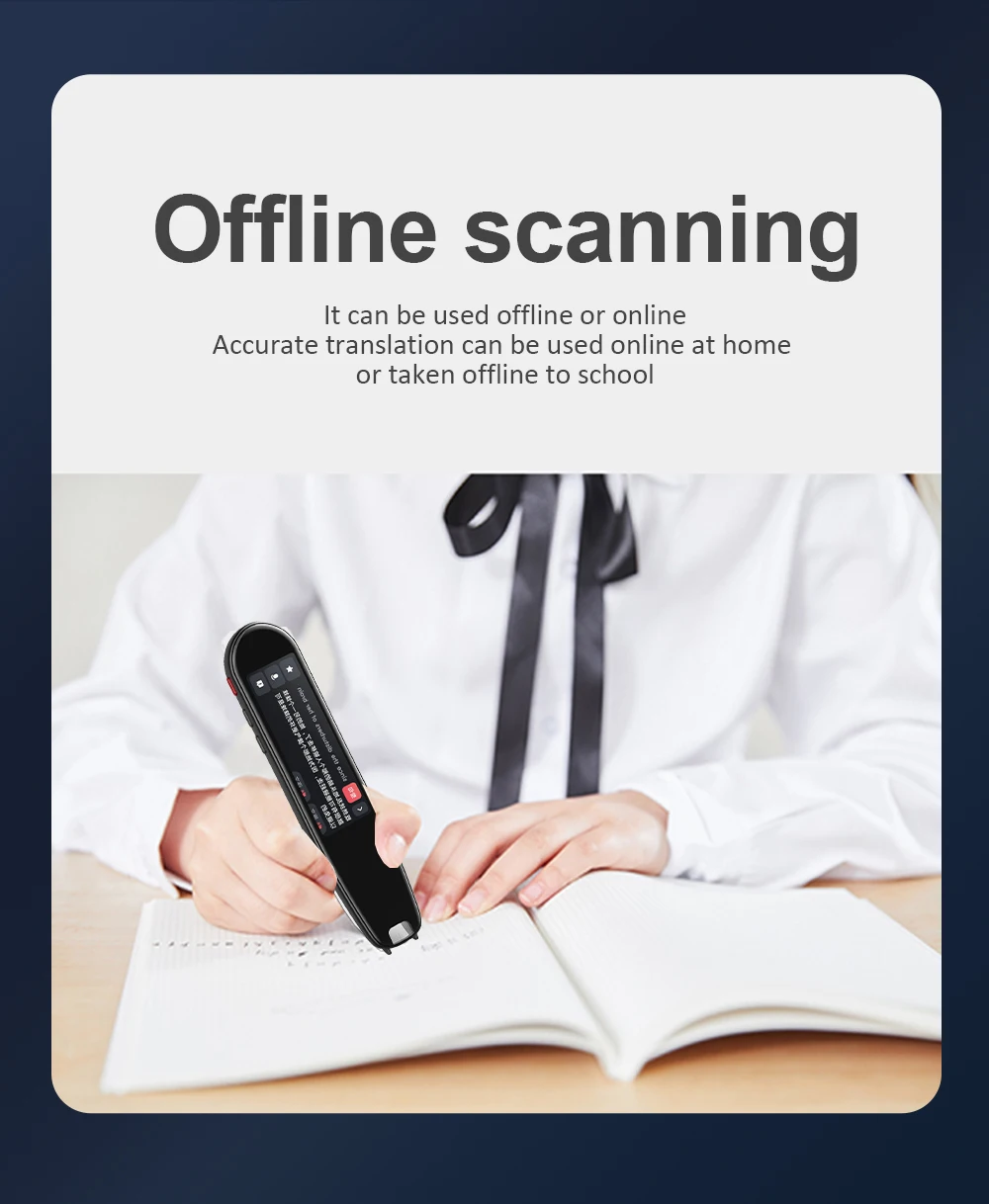 Portable Real Time Smart Translators Electronic Dictionaries Language Scan Translator Device Voice Scan Reader Translation Pen