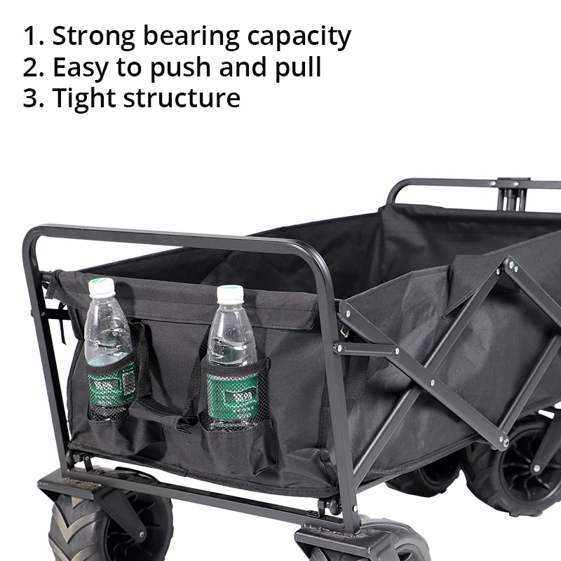 Foldable Custom OEM Collapsible Outdoor Garden Picnic Trolley Wagon Camping Cart
