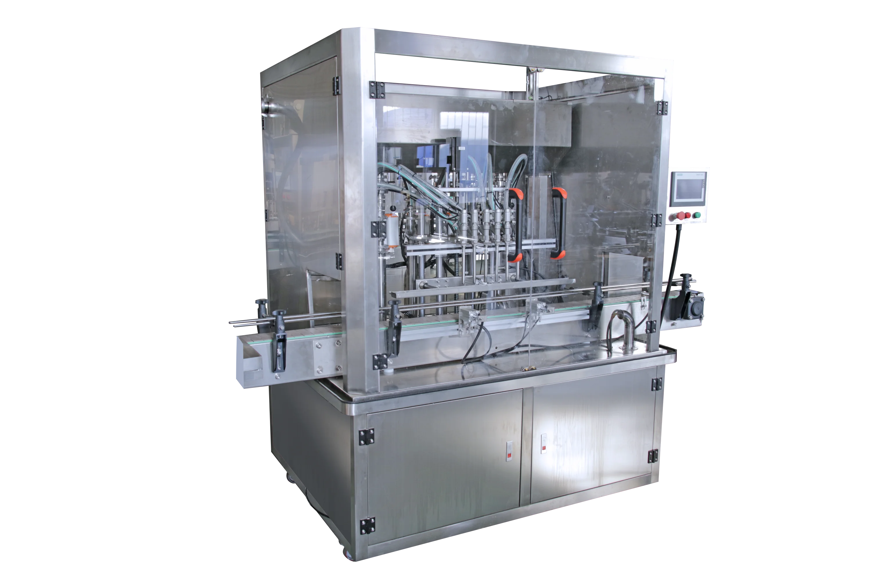 Full auto 1L palm olive groundnut sunflower seed food coconut oil bottle filler machine filling labeling line bottling plant