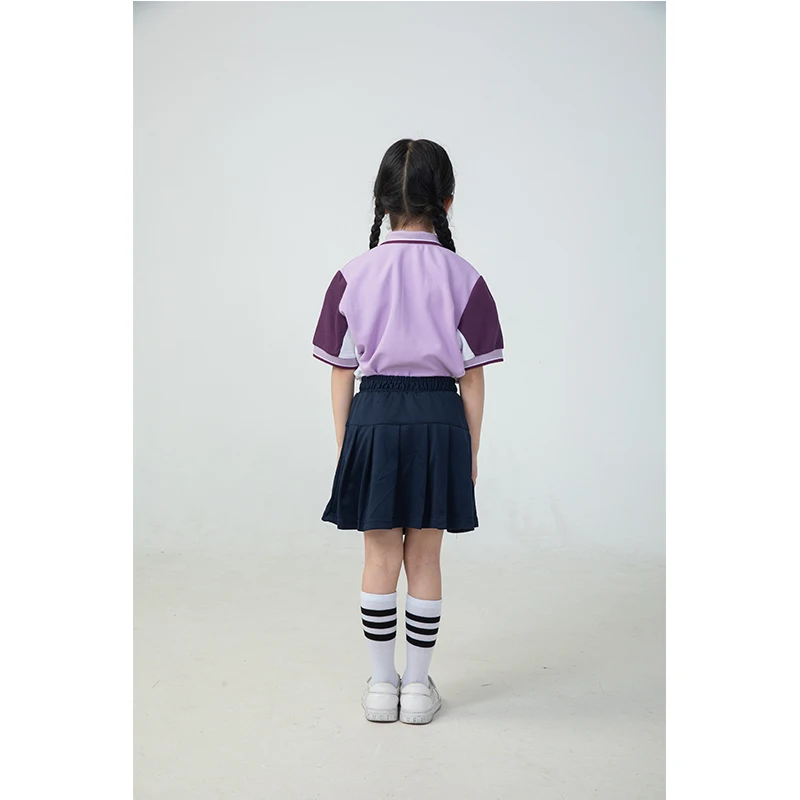 OME Factory Custom Design Kindergarten School Uniform Polo Shirt Set Summer  Primary School Uniform Sports Wear