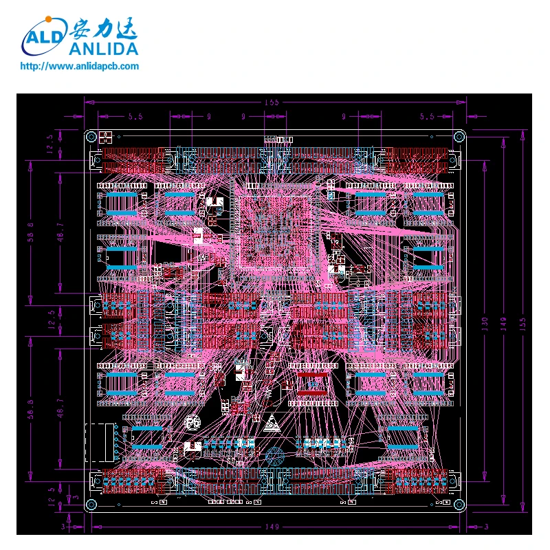 China electronic circuit board pcb gerber bom clone