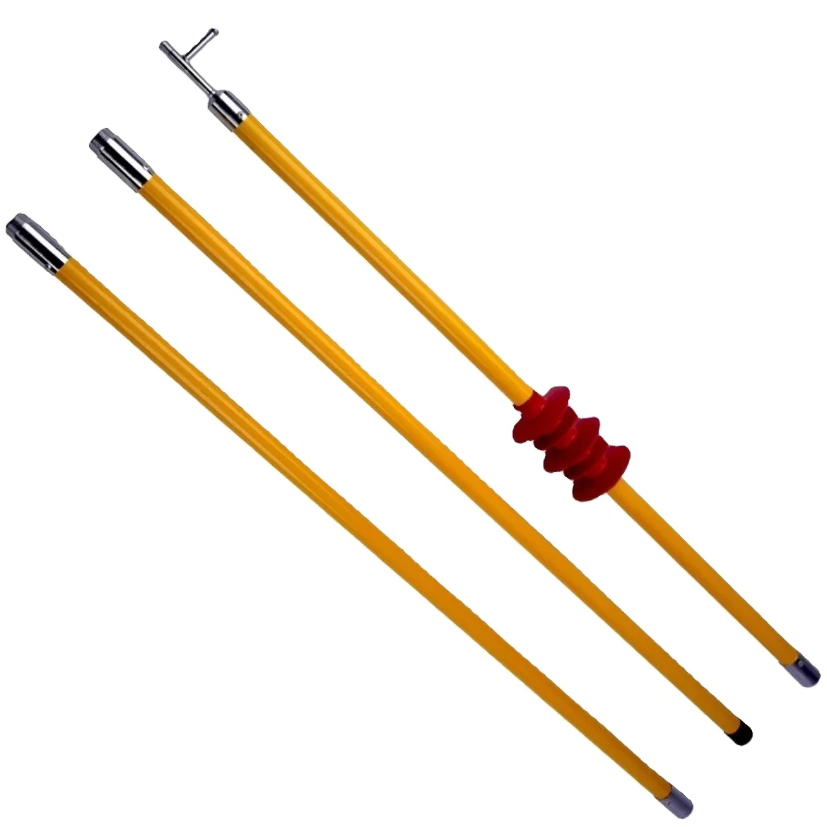 Hot Selling High Voltage Fiberglass Telescopic Hot Stick With High Quality