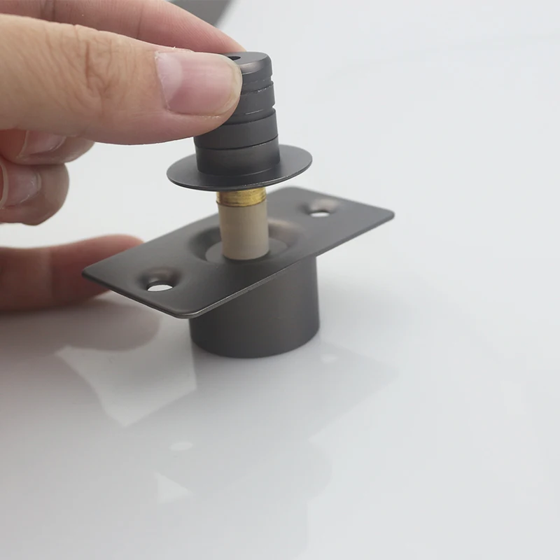 Under ground mounted Stainless steel concealed magnetic door stop