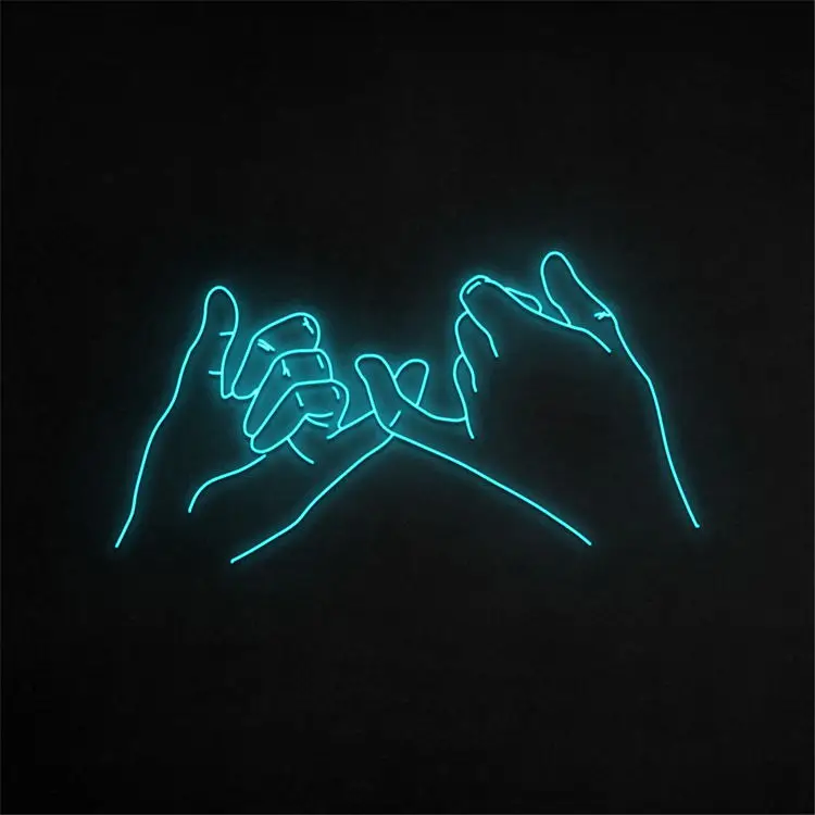 Free design manufacturer custom letters logo wedding home shop sign led flex neon light