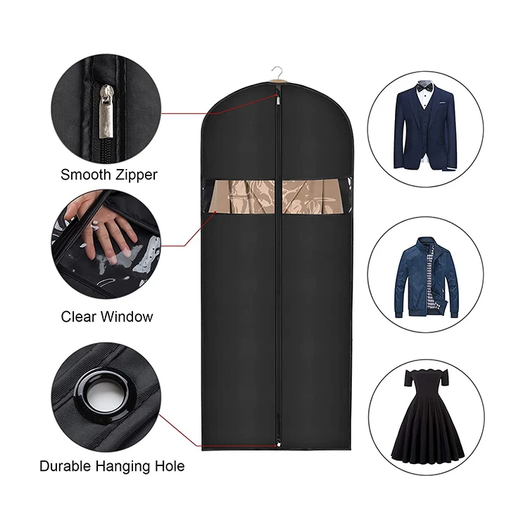 Wholesale Custom Logo Non Woven Recyclable Non Woven bridal Biodegradable Garment Bag