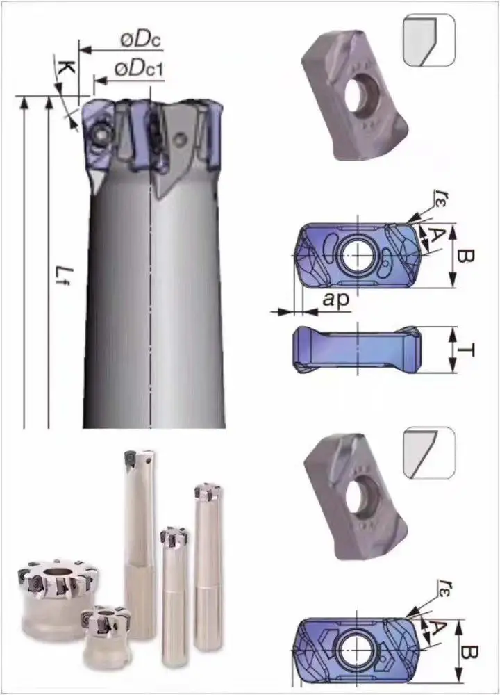 Япония оригинальный Tungaloy карбидная вставка LNMU0303ZER-MJ AH725