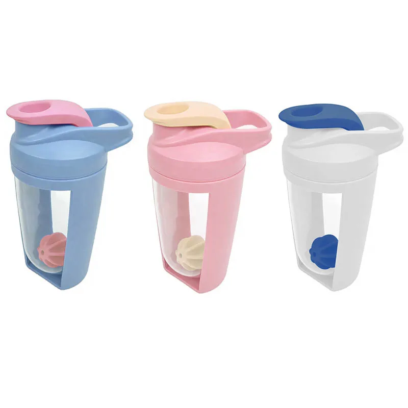 
BPA Free Leakproof Fitness Sports Protein Mixer Shaker Bottle with Whisk 