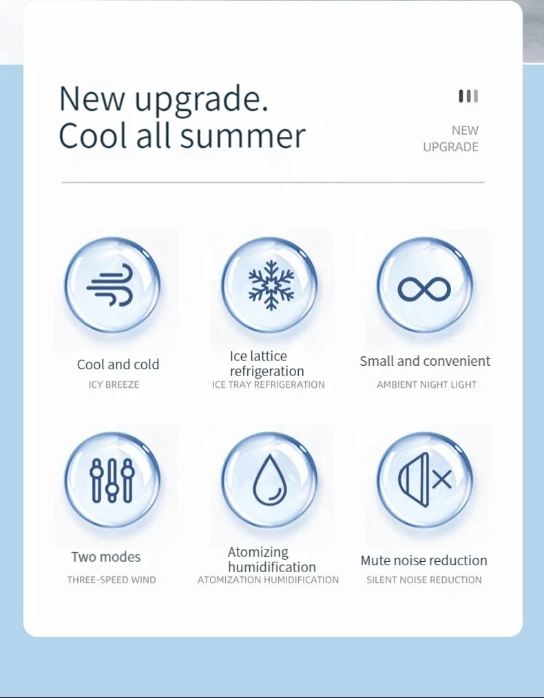 Camping climatizador umidificador air conditioner conditioning misting cooling fans cooler mini portable usb household for home