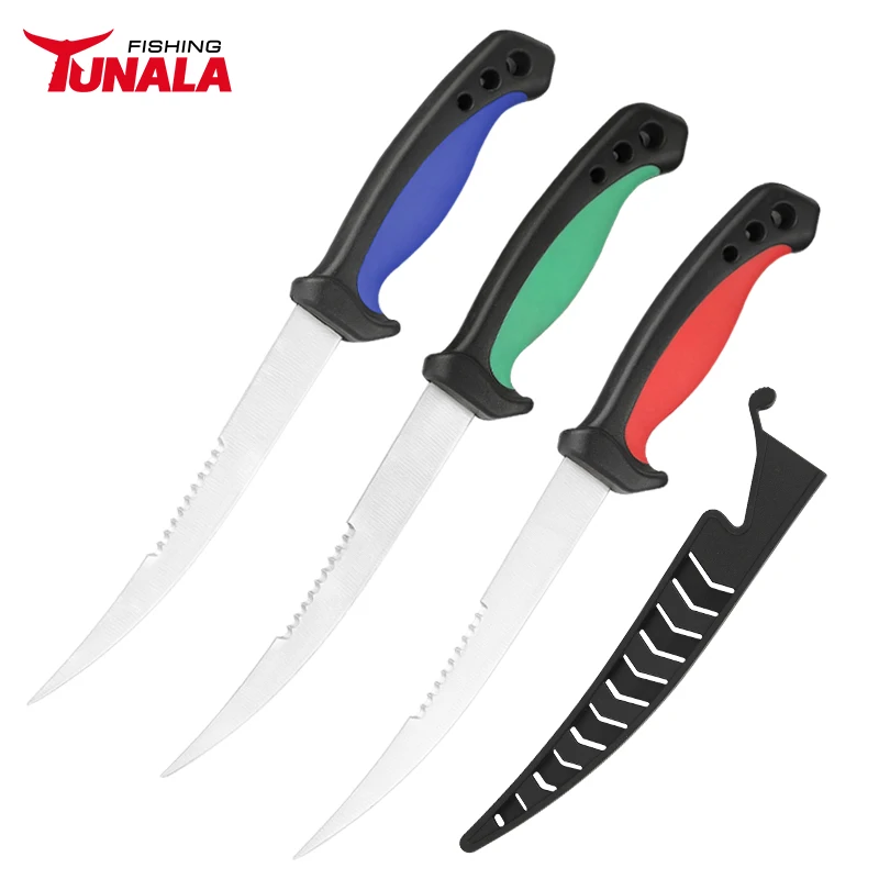 Tunala Best Sellers Outdoor Cordless Fish Fillet Knife Stainless Steel Knife Fish Cutting Knife