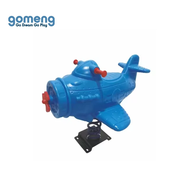 Popular animal style children playground spring ride ,garden outdoor playground spring rider toys rocking horse