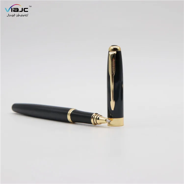Top Great Metal ball pen with parker refill silver plating Gift business pen for men
