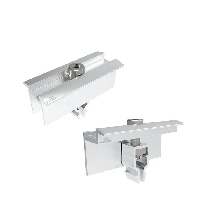 FarSun Solar Energy System 35Mm End Clamps For Solar Panel Mounting