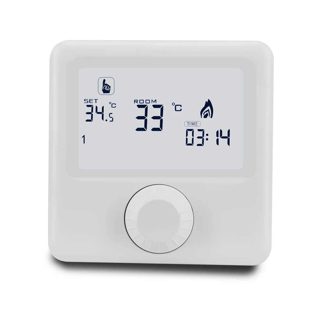 Цифровой регулятор температуры газового котла по заводской цене, программируемый термостат с 2 батарейками АА