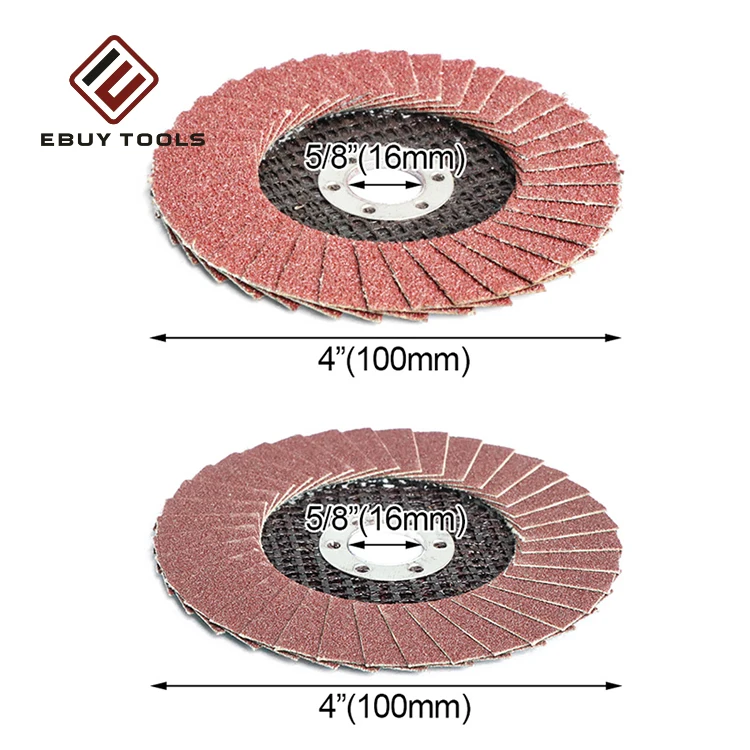 Factory Hot Sales Abrasive Flap Disc Disk Aluminum Oxide Sanding Grinding Wheel Used with Angle grinder