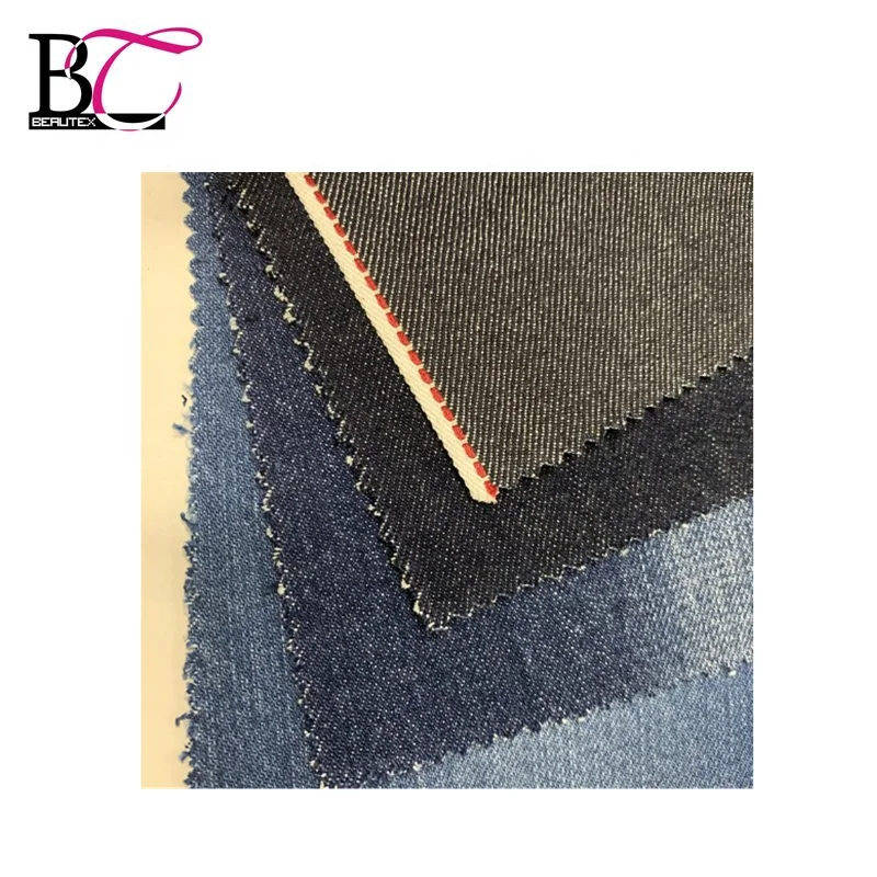 Selvedge Heavy 12OZ 100Cotton Denim Fabric For Jeans