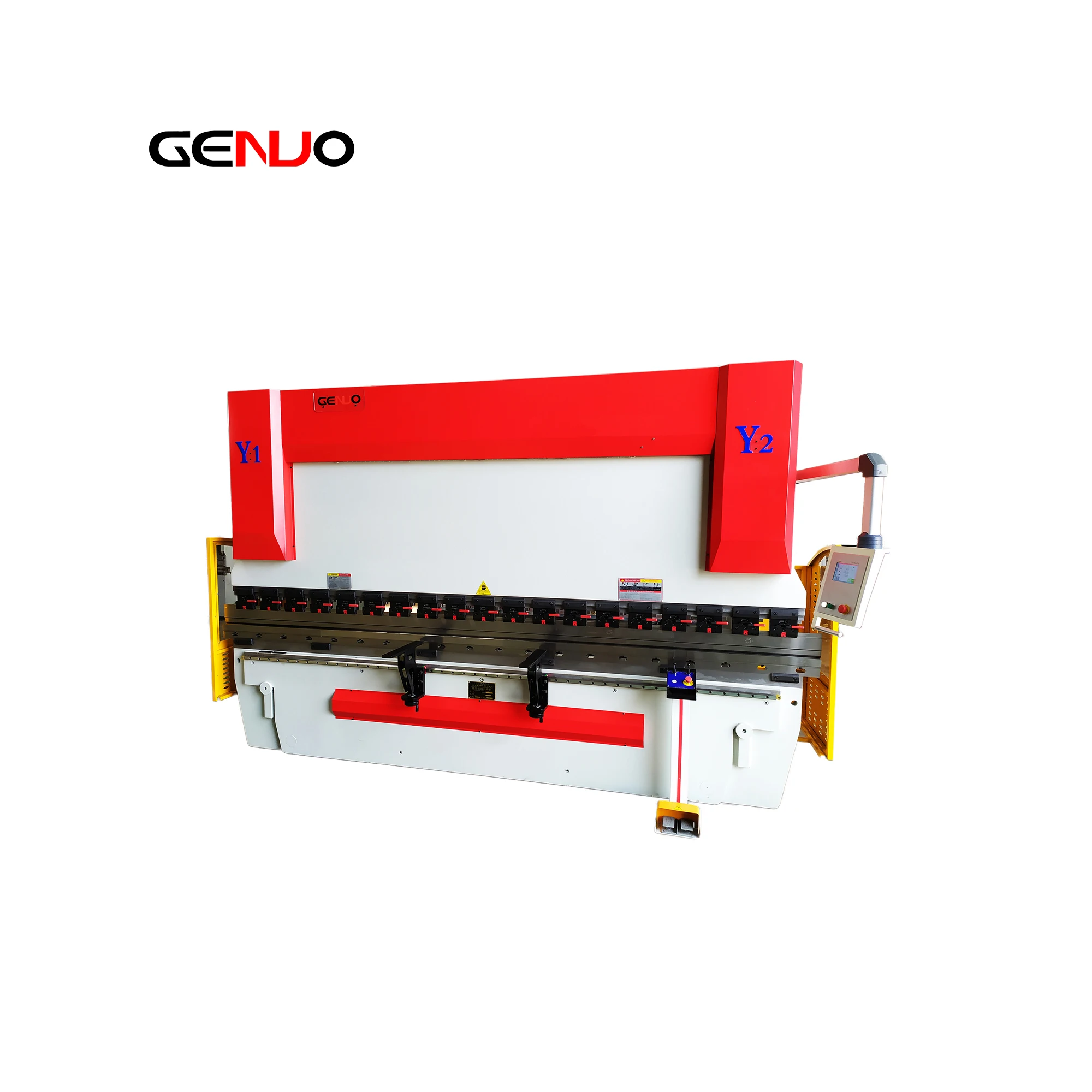 GENUO CNC WC67K-80x3200 hydraulic press brake stainless steel CNC bending machine