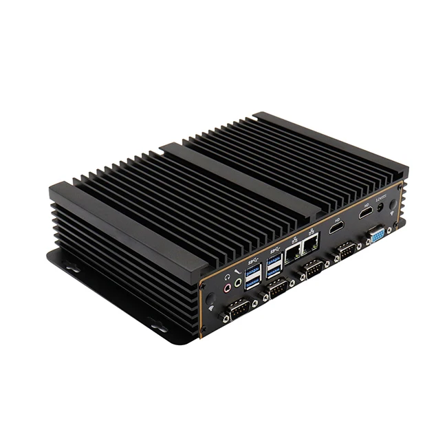  Дешевый безвентиляторный ПК i3 6006U двухканальный DDR4 встроенный компьютер промышленный