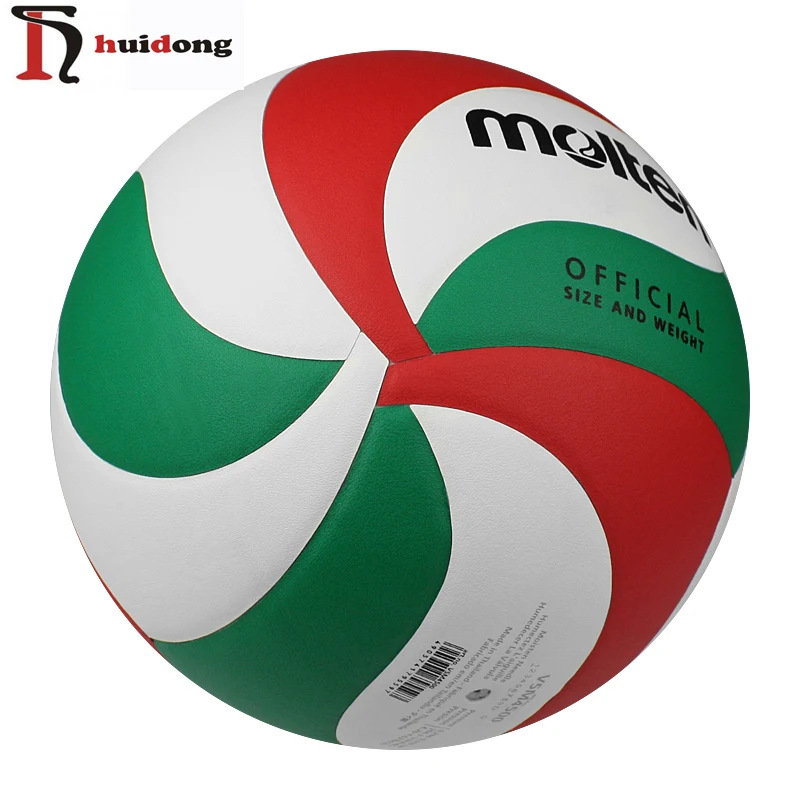 Pelota de voleibol leather ball official size 5 soft pu volleyball for training or match laminated volleyball