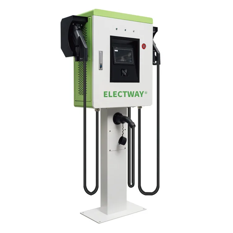 Настенная зарядная станция EVSE 40kw DC для электромобилей CHAdemo ccs Тип 2
