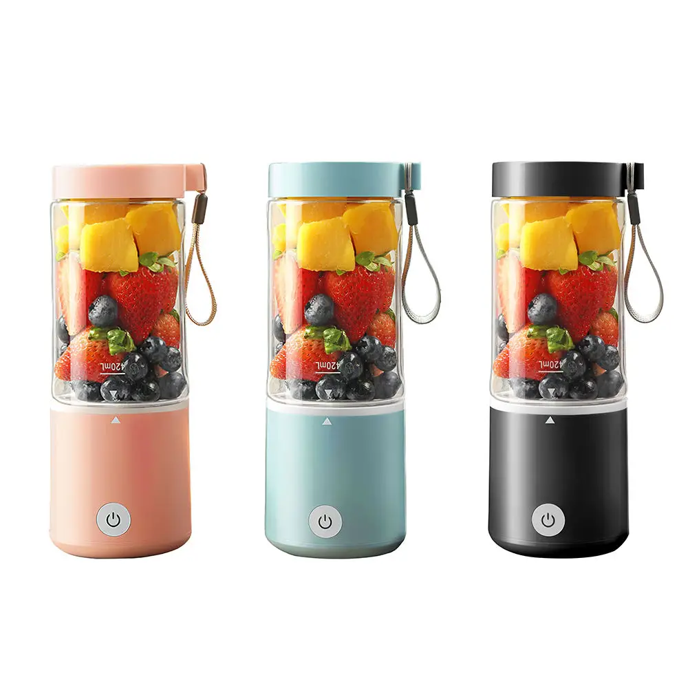 Mini Fresh Juicer Small Battery  USB rechargeable Operated Portable Blender