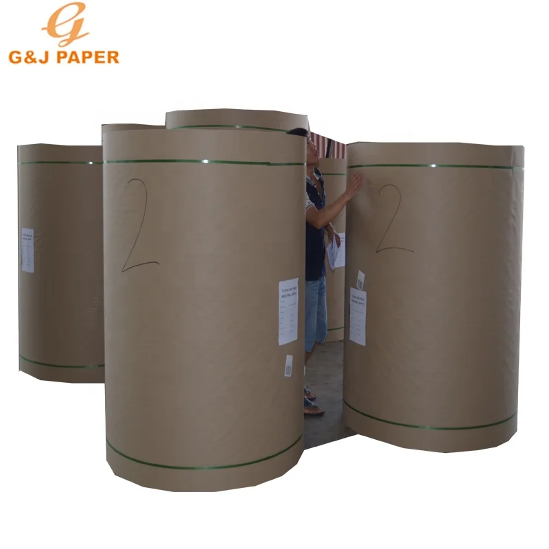 Top Sale Jumbo Roll Black Kraft Liner Paper