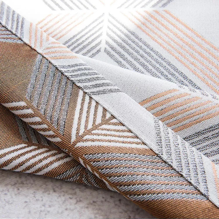 Luxury shading window curtain patchwork curtain living room bedroom balcony curtain wholesale