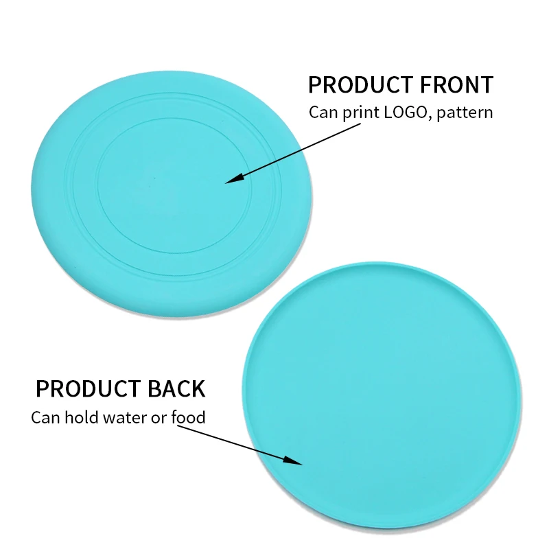 Wholesale Stock Custom Logo Printing Foldable Silicone Flying Disc Golf Disc Toy Blank 4 Size Sport Soft Fly Disc