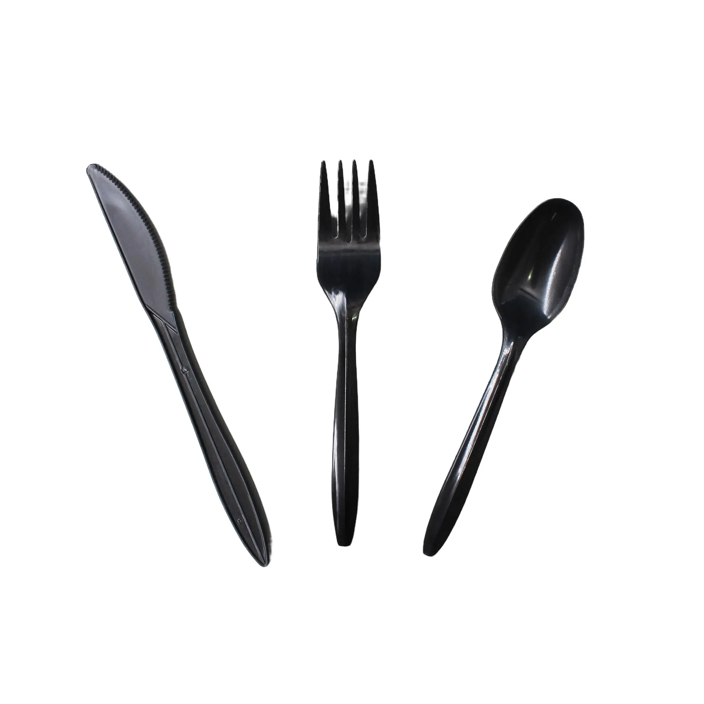 Disposable Cutlery Tableware Biodegradable Hot Sale Birthday Promotional New Fashion Christmas Bulk Rose Gold Gold Tableware Set