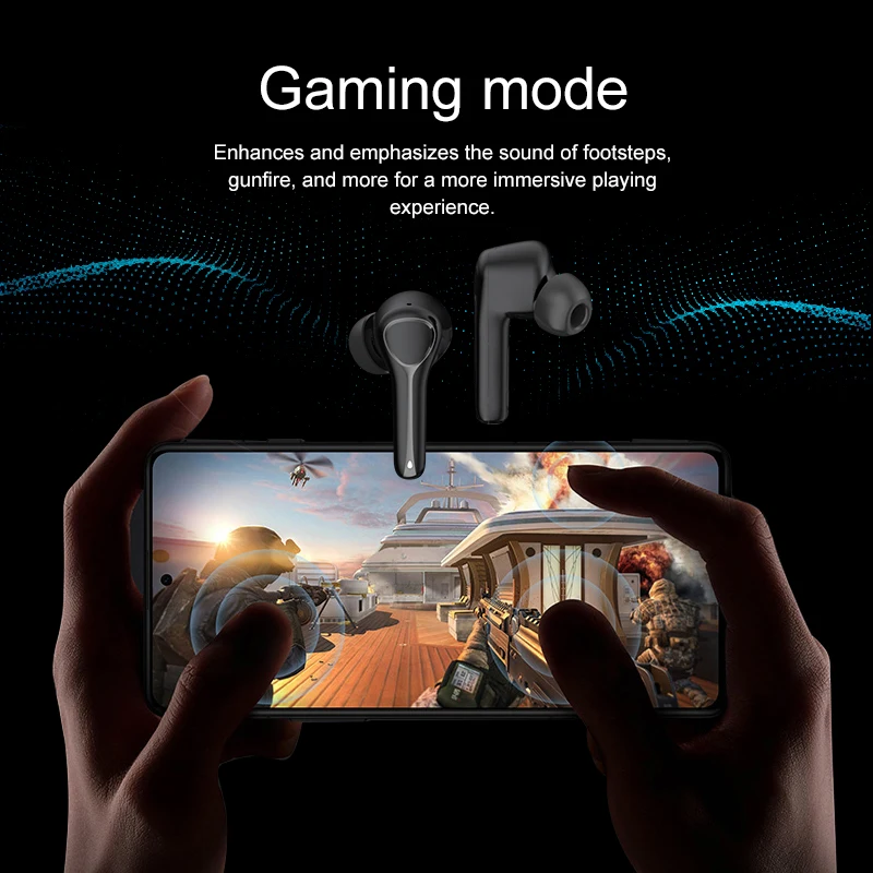 True Wireless Earbuds Amazon Top Seller Sleek Design ANC ENC  Tws In Ear Waterproof True Wireless Earbuds