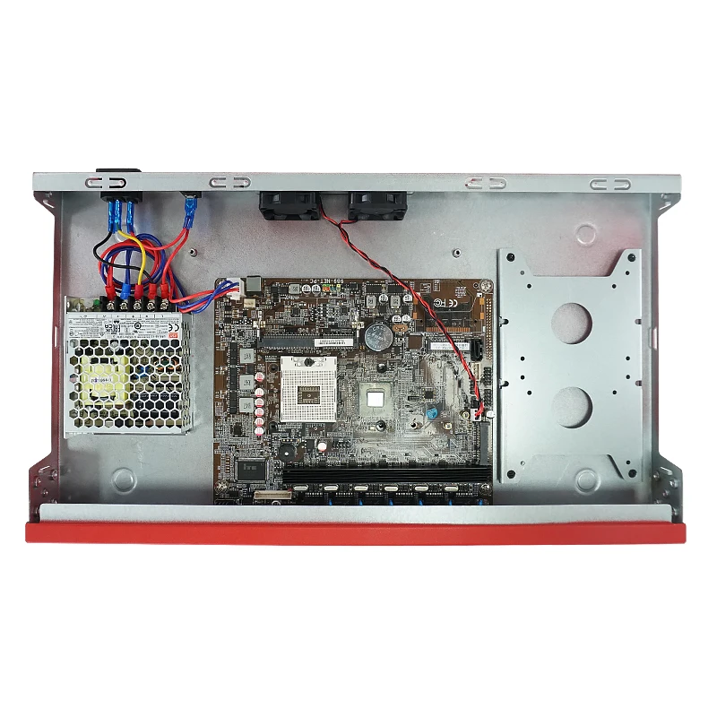 BKHD 989Red 1U Rackmount Firewall Core i3 i5 i7 6x1Gb Ethernet Commerce Household Network  Management Pfsense MikROS SophosFW