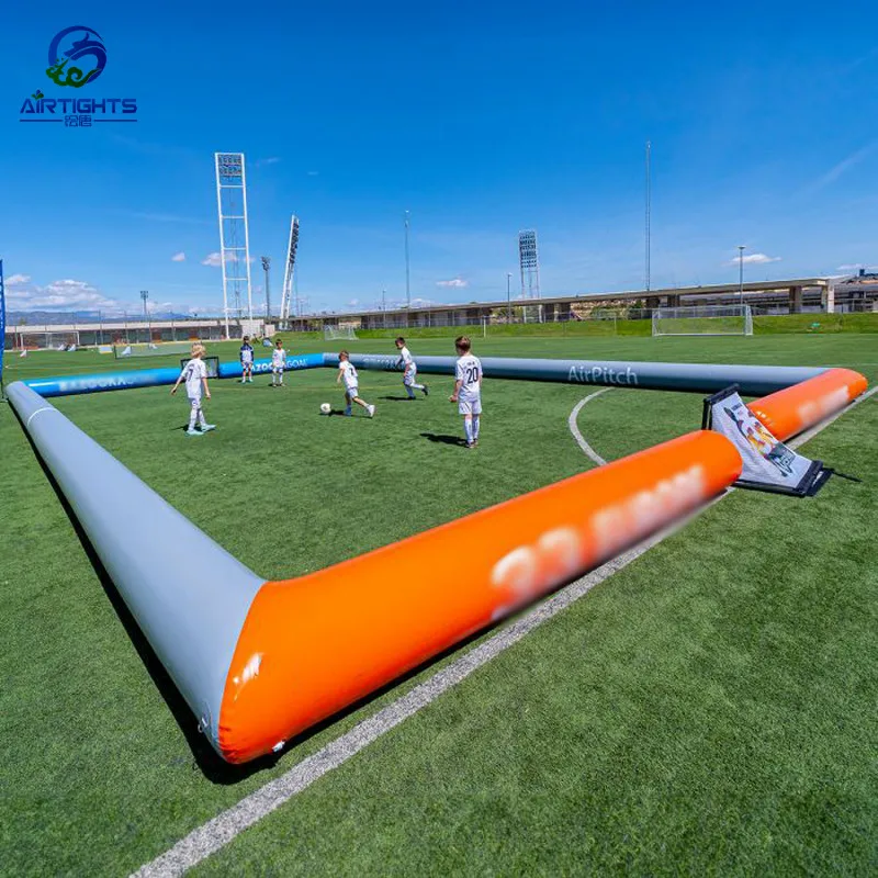 22X17m giant football court airtight style portable inflatable 3V3 soccer airpitch for wholesale