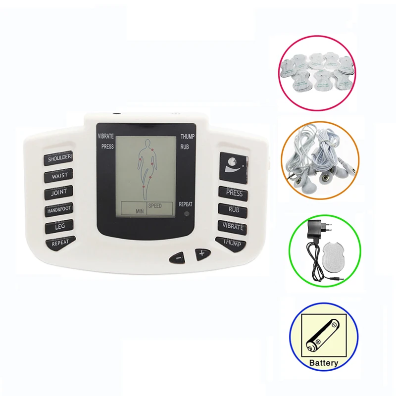 Relieve Pain Stimulate Metabolism Health Tens Acupuncture Digital Therapy Massager Machine