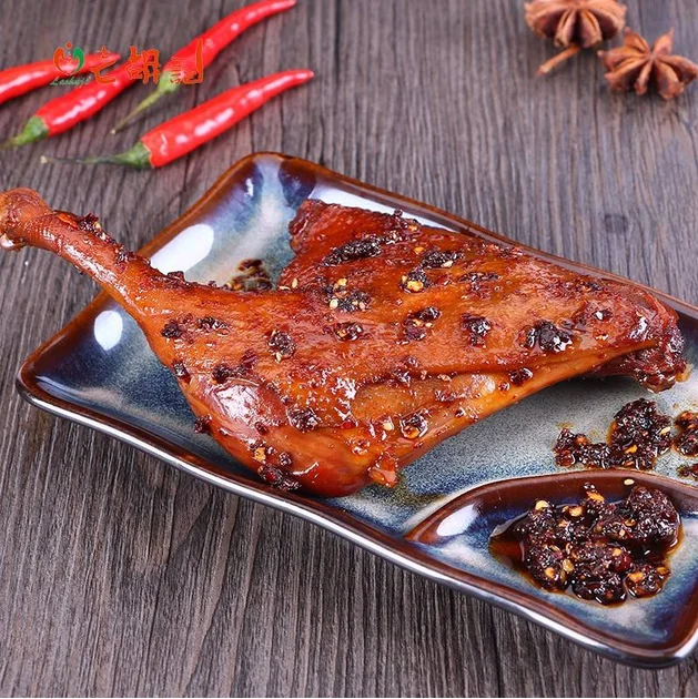 Заводская цена жареное мясо утки закуски утиные ножки с медовым соусом