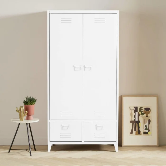 Customized 2/3/4 doors Full-Steel Wardrobe Closet high quality storage for Bedroom Living room Home House and Family Hotel