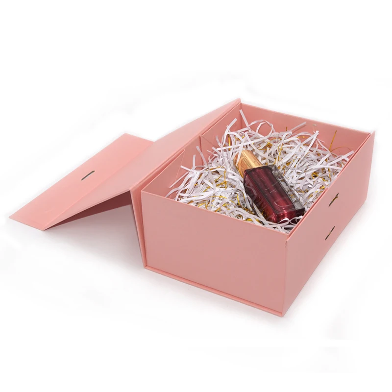 Art Rectangular Biodegradable Carton Xmas Eco Card Sock Chest Origami Perfume Large Magnetic Pink Square Gift Paper Box