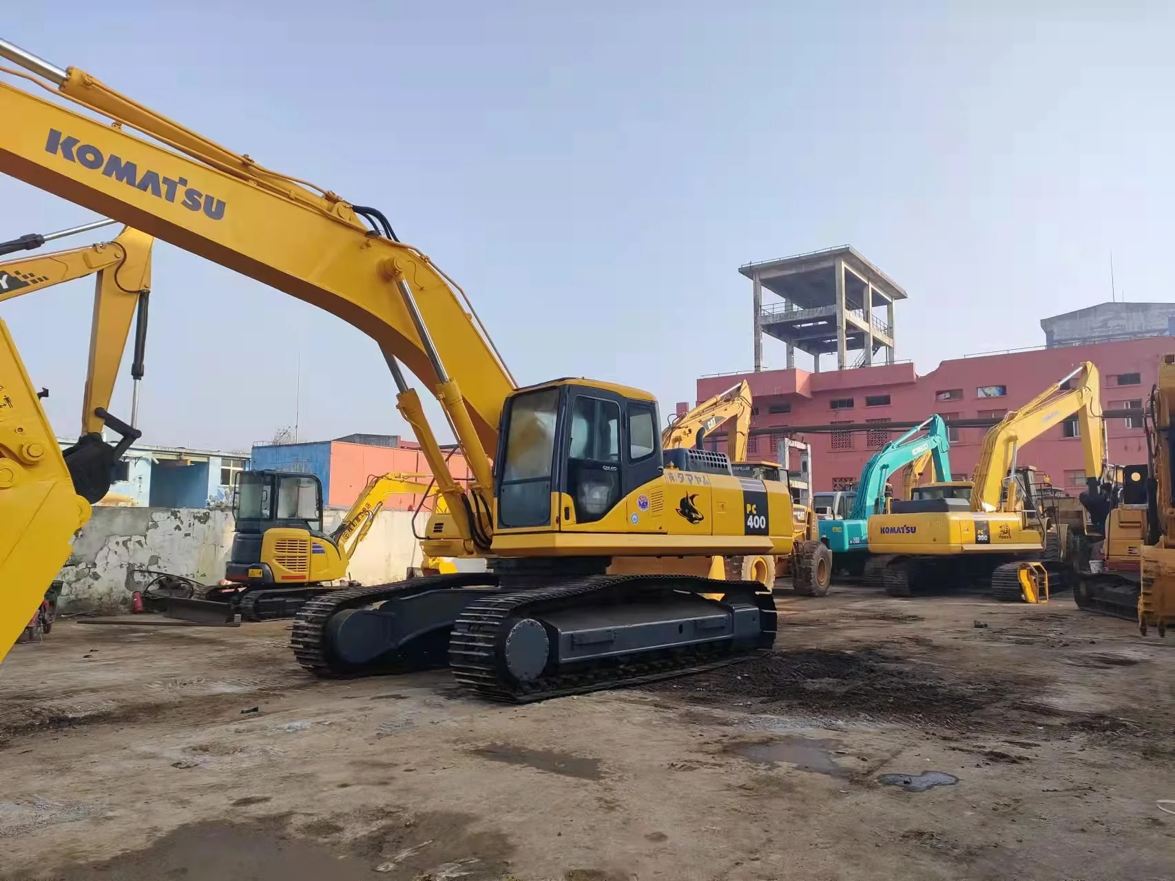 used heavy equipment for construction komatsu pc400-7 excavator used japan orignal komatsu excavator pc400-8 pc400 in china