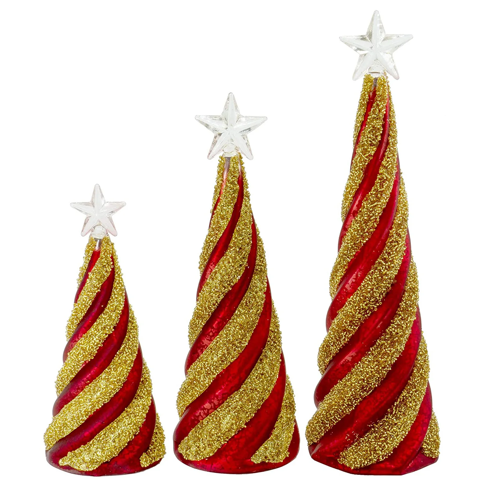 Wholesale Creative Blown Glass Christmas Tree Ornaments Mini Decoration Eco-friendly