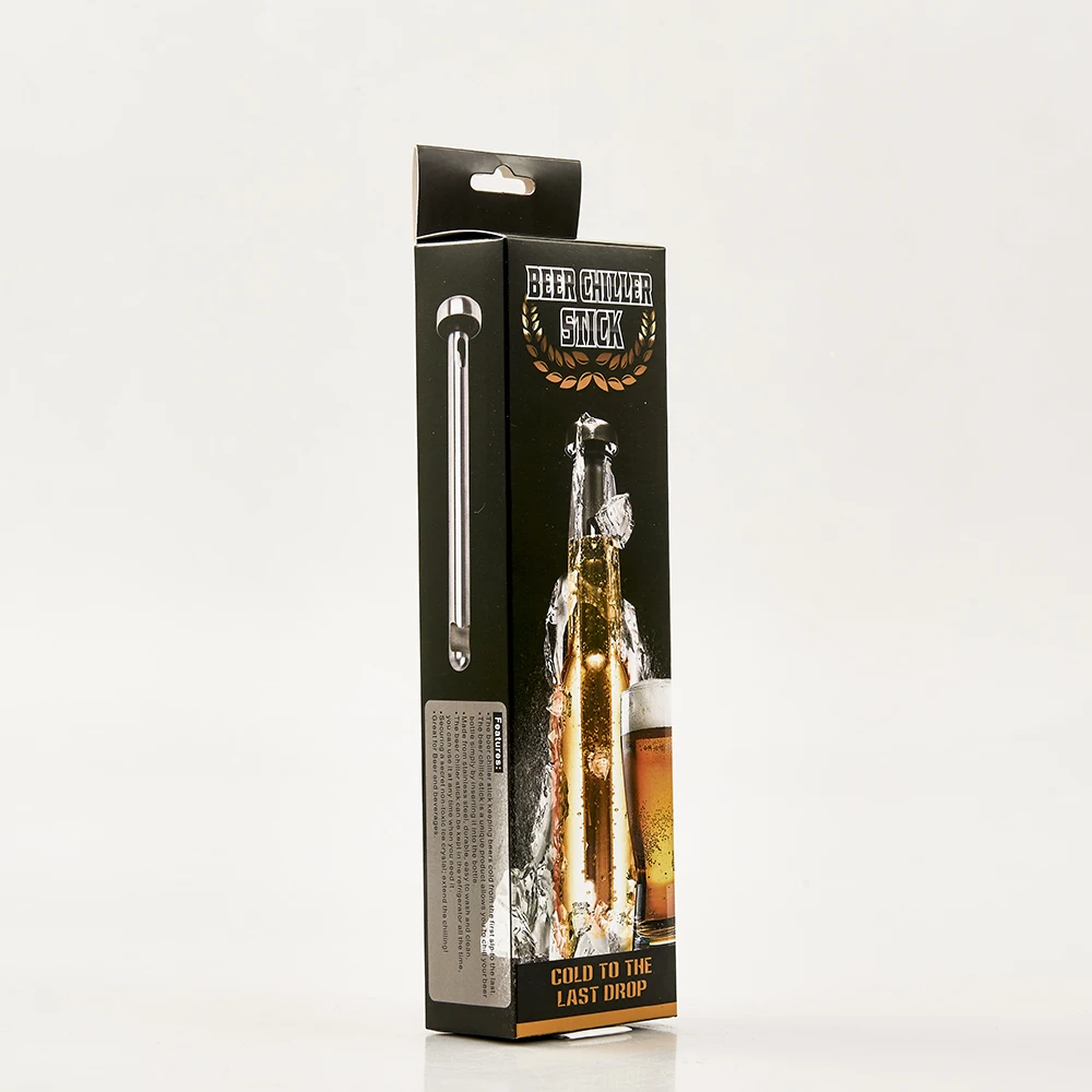 
Amazon top seller 2 Pack Stainless Steel Cooler Beer Chiller Sticks For Whiskey Beer Wine Beverage 