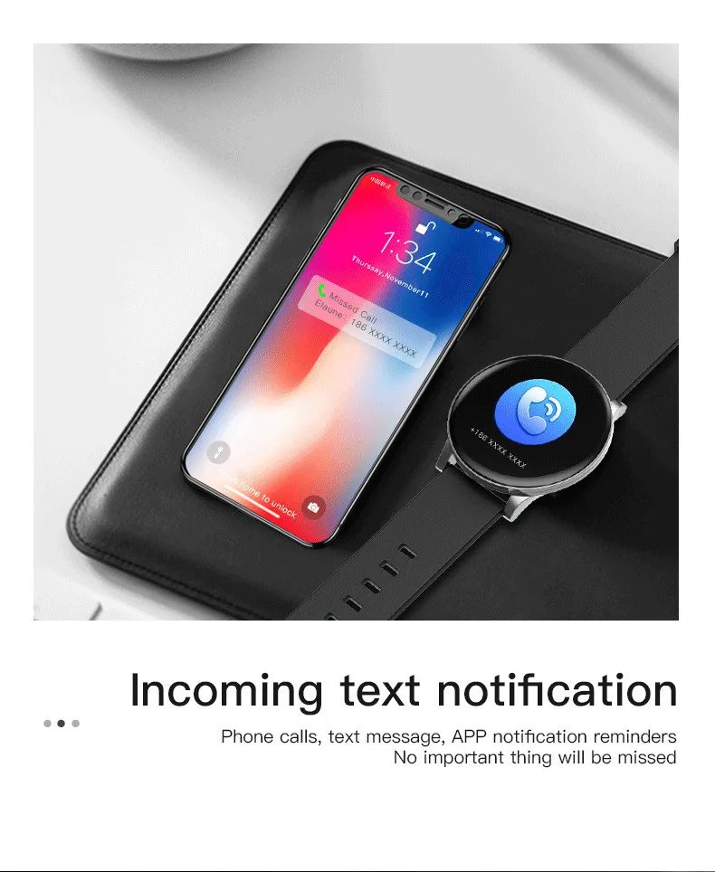 w8 women men smart watch with metal  straps band bracelet ladies Weather Forecast Fitness sports tracker heart rate