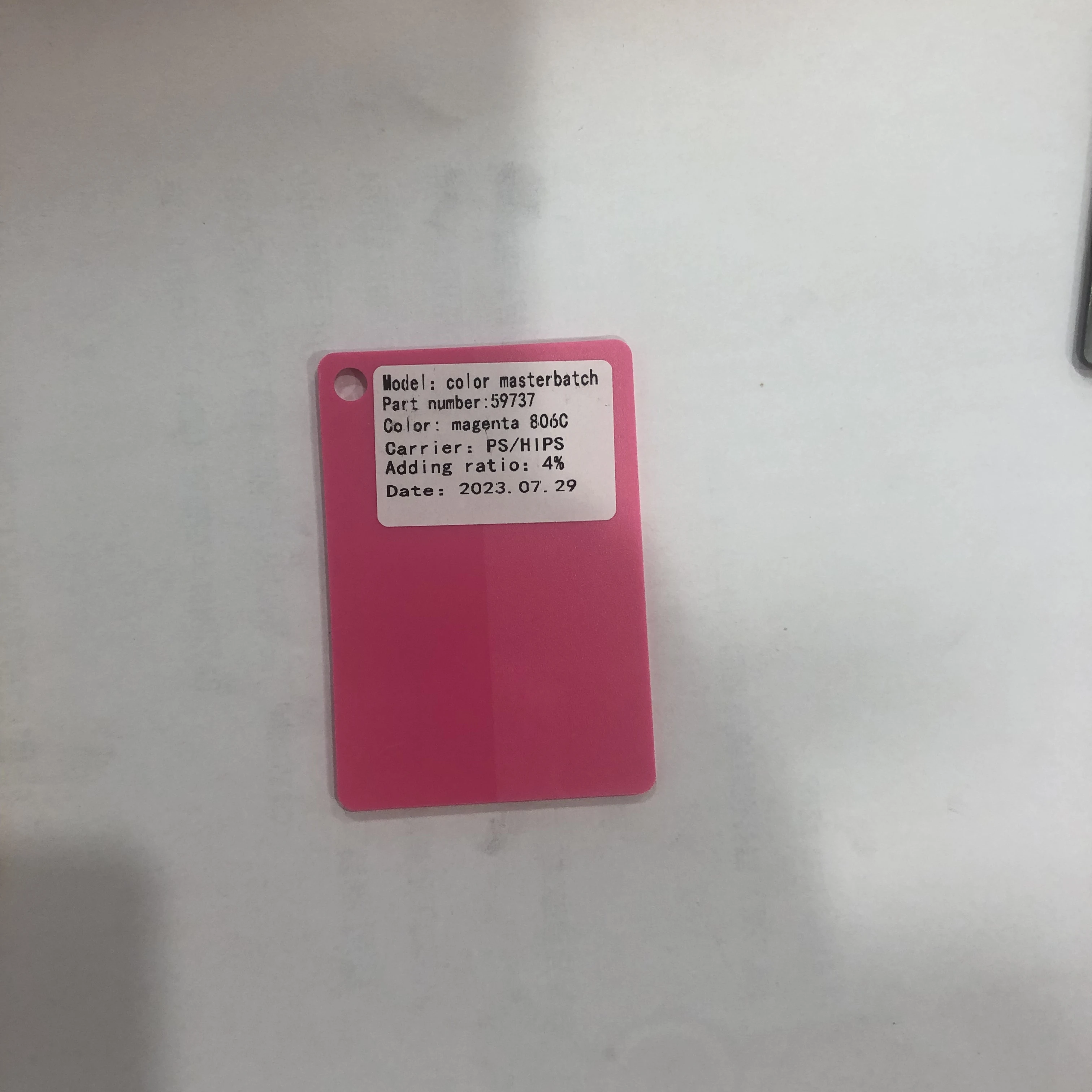 RongFeng Factory Made HIPS Color Masterbatch Custom Colors on Demands GPPS Support Customized Requirments Pantone RAL Codes