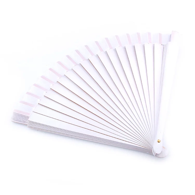 2019 White Personalised Fans Wooden Hand for Spanish Festival Party Performance
