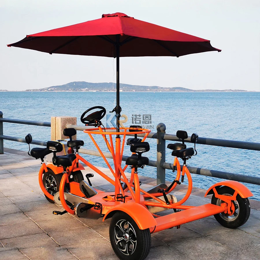 Recommend Blue Beer Bike Mobile Bar Party Bikes For Sale 7 Seater Sightseeing Car Beer Party Bicycle